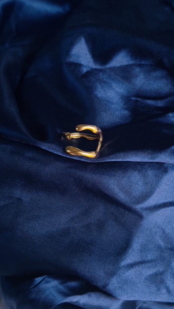 Bone Wave Ring