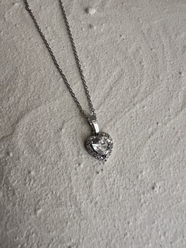 Crystal Heart Necklace - Image 4